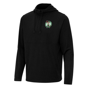 Boston Celtics Antigua Connected Hooded 1/4 Zip XLarge Black Multi