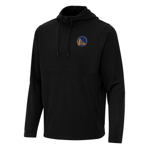 Golden State Warriors Antigua Connected Hooded 1/4 Zip 2XLarge Black Multi