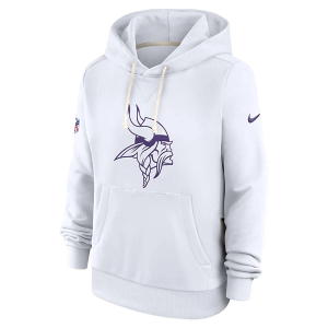 Women's Minnesota Vikings Nike Winter Warrior Hoodie Large White