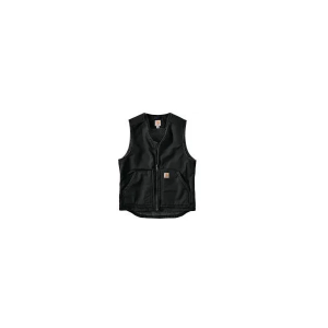 Men's Carhartt Relaxed Fit Sherpa-Lined Vest Large Tall Black