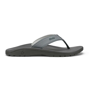 Men's OluKai Ohana Flip Flop Sandals 11 Ash/Rock