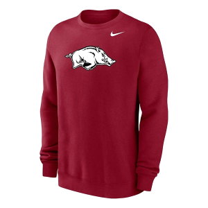 Arkansas Razorbacks Nike Crew Large Cardinal