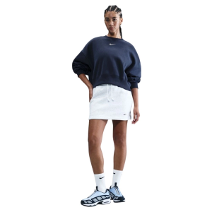 Women's Nike Sportswear Phoenix Fleece Crewneck Sweatshirt Medium Midnight Navy/Sail