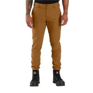 Men's Carhartt Rugged Flex Canvas Jogger Chino Pants 34 Carhartt Brown