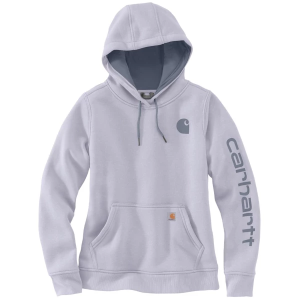 Women's Carhartt Clarksburg Graphic Sleeve Work Hoodie XLarge Mica/Wisteria