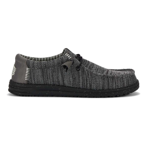 Men's HEYDUDE Wally Stretch Sox Slip On Loafers Regular 15 Granite