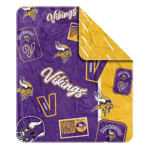 Logo Brands Minnesota Vikings Dream Weave Throw