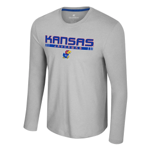 Kansas Jayhawks Colosseum Mac T-Shirt 3XLarge Ash