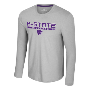 Kansas State Wildcats Colosseum Mac T-Shirt Medium Ash