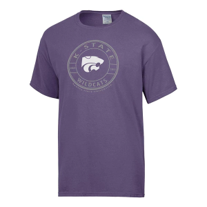 Kansas State Wildcats Gear For Sports Comfort Wash Wheel T-Shirt 3XLarge Grape Soda