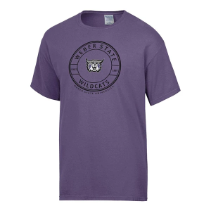 Weber State Wildcats Gear For Sports Comfort Wash Wheel T-Shirt 3XLarge Grape Soda