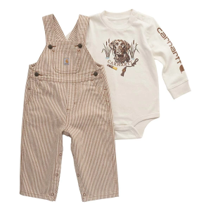 Boys' Carhartt Stripe Set Baby 6 mo. Brown