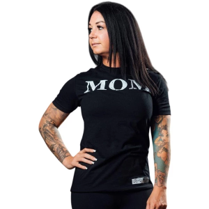 Women's Grunt Style Mom Defined T-Shirt Small Black