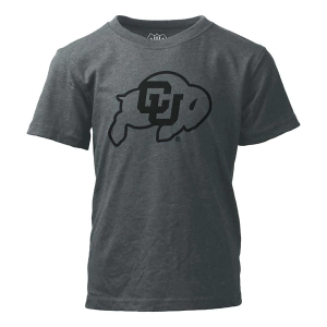 Colorado Buffaloes Wes and Willy Blackout Kids' T-Shirt Medium Castlerock