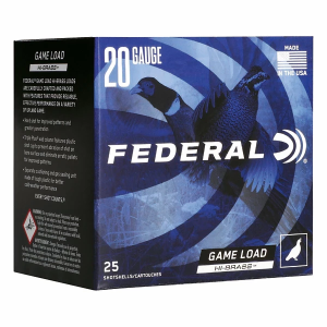 Federal Game Load High Brass 20 Gauge Shotshells