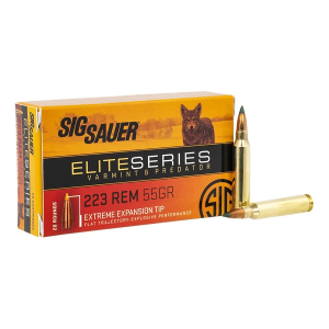 SIG SAUER Elite Series Varmint & Predator Tipped Rifle Ammunition