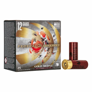 Federal Premium Gold Medal Competition Paper Clay Target Load 12 Gauge Shotshells