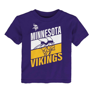 Baby Minnesota Vikings Genuine Stuff Team Work T-Shirt 18 mo. Purple
