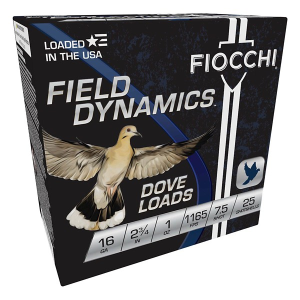 Fiocchi Field Dynamics Dove Loads 16 Gauge Shotshells