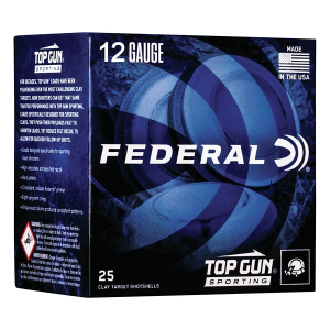 Federal Top Gun Sporting Target Load Lead 12 Gauge Shotshells