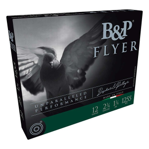 B&P Competition Flyer Target Lead 12 Gauge Shotshells 10 Round Box
