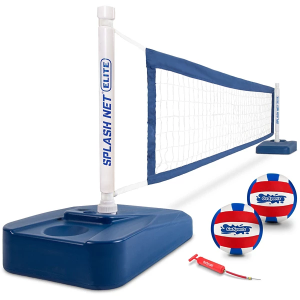 GoSports Splash Net Elite Pool Volleyball Game with Water Weighted Bases