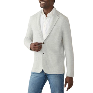 Men's Faherty Inlet Knit Mid Blazer Medium Heather Grey