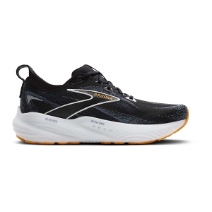 Men's Brooks Glycerin 22 Running Shoes 8 Regular Black/Country Blue/Orange Pop