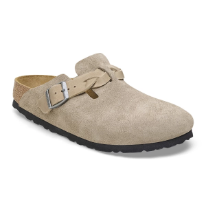 Adult BIRKENSTOCK Boston Braid Casual Clogs Narrow 39 Taupe