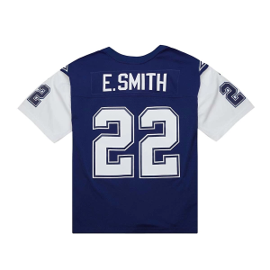 Dallas Cowboys Emmitt Smith #22 Mitchell and Ness Legacy 1995 Jersey Small Navy