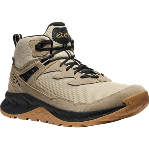 Men's KEEN Hightrail Mid Waterproof Hiking Boots Outdoor 15 Brindle/Oak Buff