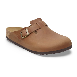 Adult BIRKENSTOCK Boston Casual Clogs Narrow 36 Cognac Leather