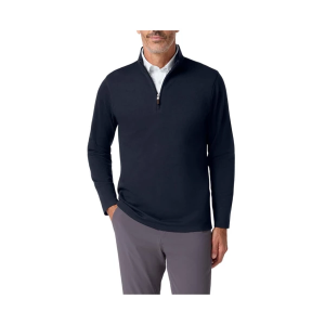 Men's Mizzen+Main Kpi 1/4 Zip Pullover Large Black