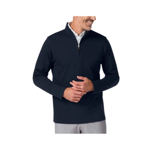 Men's Mizzen+Main Kpi 1/4 Zip Pullover Small Navy