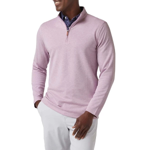 Men's Mizzen+Main KPI Long Sleeve 1/4 Zip Medium Orchard Heather