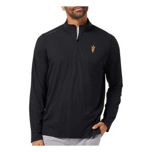 Arizona State Sun Devils TravisMathew Time 2 Tailgate 1/4 Zip XLarge Black