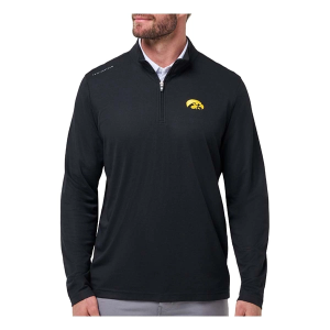 Iowa Hawkeyes TravisMathew Time 2 Tailgate 1/4 Zip Medium Black