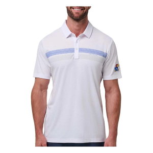 Kansas Jayhawks TravisMathew Recruit Polo XLarge White