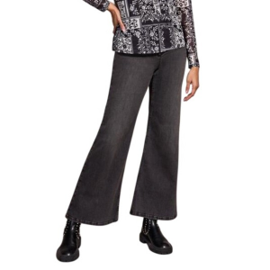 Women's Tribal Brooke Palazzo Wide Leg Jeans Grey 2 31