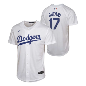 Kids' Los Angeles Dodgers Shohei Ohtani #17 Nike Home Jersey XLarge White