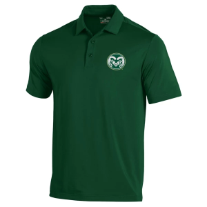 Colorado State Rams Under Armour McCaffery Polo Large Forest