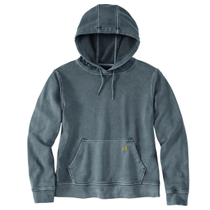 Women's Carhartt Relaxed Fit Midweight Garment Dyed French Terry Hoodie Large Shadow