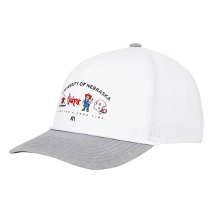 Nebraska Cornhuskers TravisMathew Defensive Line Adjustable Hat One Size White