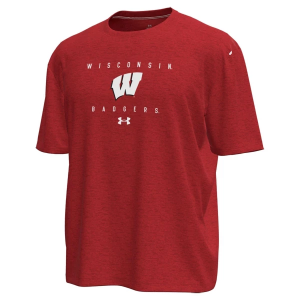 Wisconsin Badgers Under Armour Gameday Motion T-Shirt XLarge Flawless