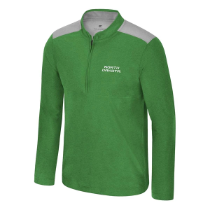 North Dakota Fighting Hawks Colosseum Mac 1/4 Zip Large Kelly Green