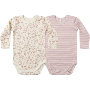 Girls' Rylee + Cru Garden Stripe Onesie Baby 12/18 mo. Ivory