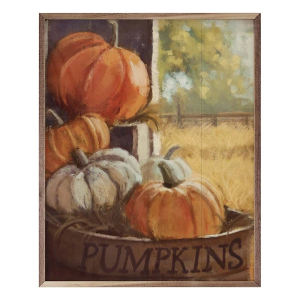 Kendrick Home Vintage Pumpkins 4 By Nina Blue Print