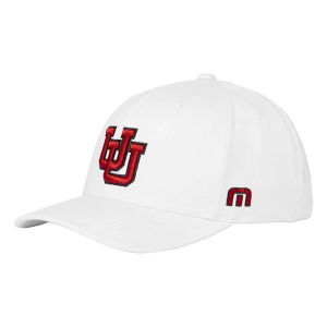 Utah Utes TravisMathew Recruit Class Adjustable Hat One Size White
