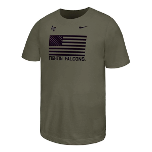 Air Force Falcons Nike Olive Kids' T-Shirt Small Olive
