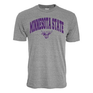 Minnesota State Mavericks Blue 84 Archie T-Shirt 3XLarge Grey Heather